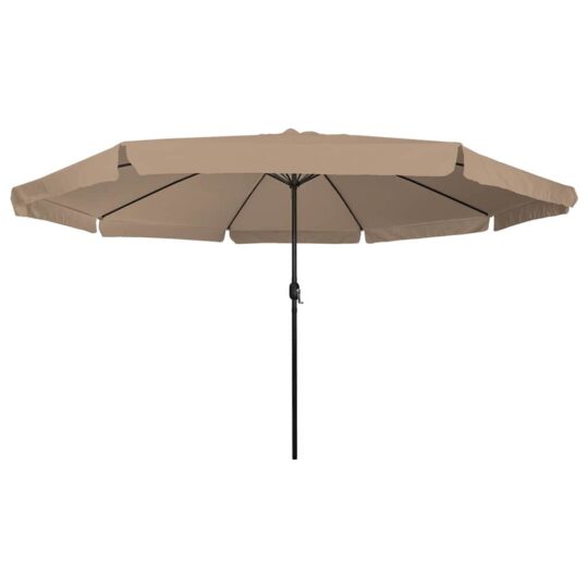 42003639 3 Umbrelă de grădină, ø395x245 cm, taupe 42003639 3