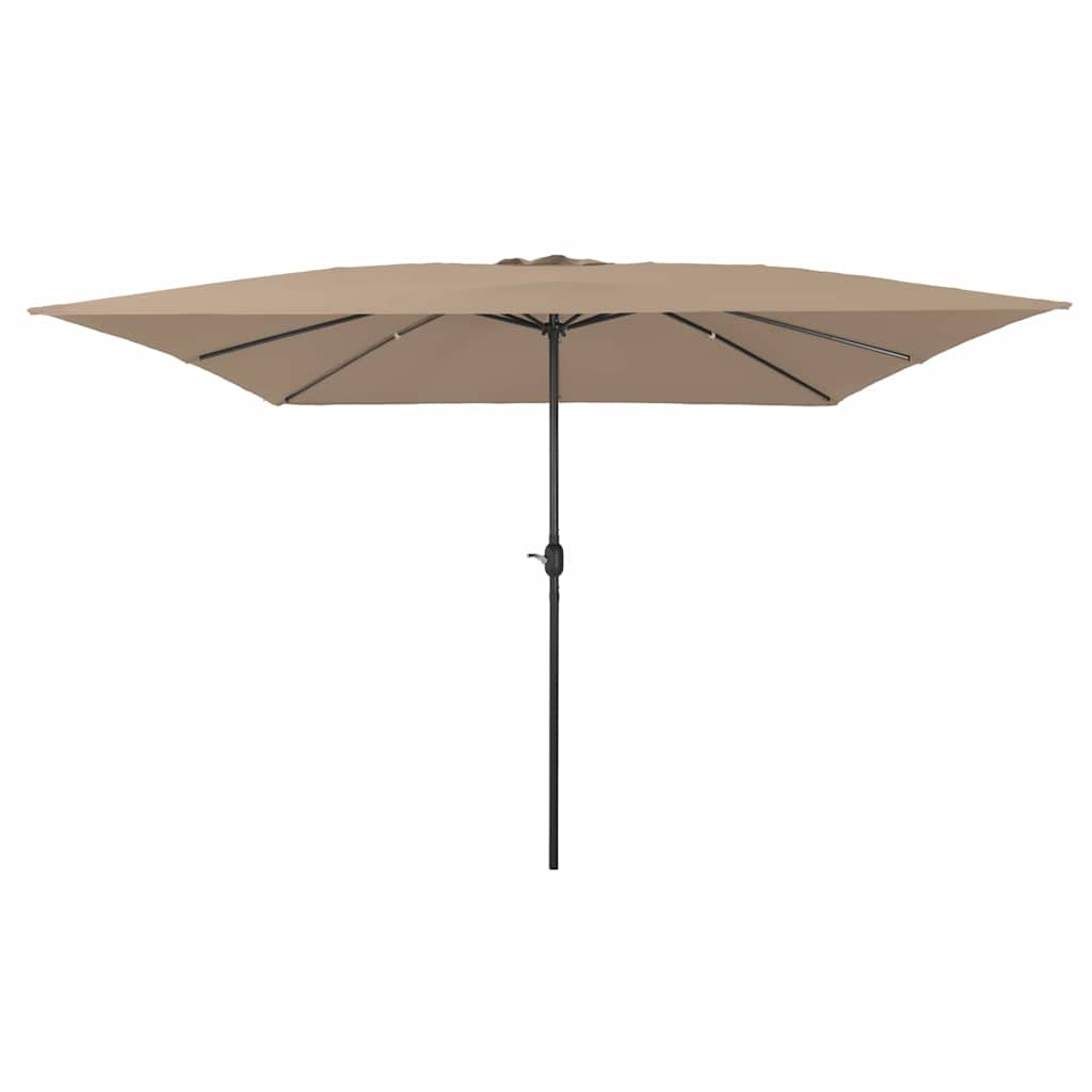 42003655 1 Umbrelă de grădină pătrată, 295x245 cm, taupe Umbrelă de grădină pătrată, 295x245 cm, taupe