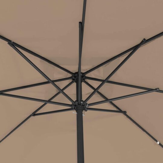 42003655 4 Umbrelă de grădină pătrată, 295x245 cm, taupe 42003655 4