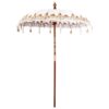 42006454 1 Parasol Balinez Crem (180-190) x 260 cm Bumbac și lemn masiv 42006454 1