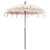42006455 1 Parasol Balinez Crem (210-220) x 260 cm Bumbac și lemn masiv 42006455 1