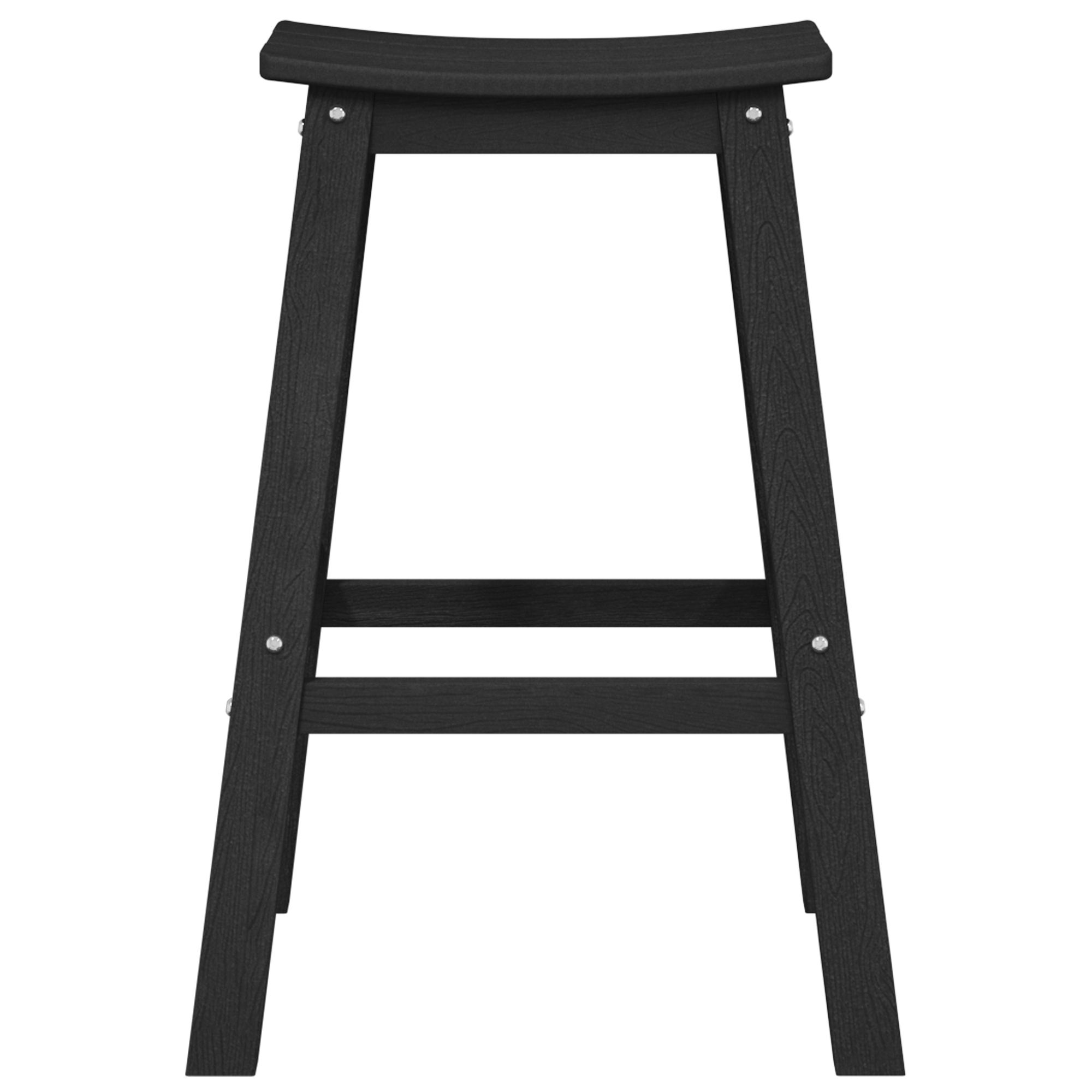 42006611 5 Scaun de bar 2 pcs Negru 52 x 43 x 73.5cm HDPE Scaun de bar 2 pcs Negru 52 x 43 x 73.5cm HDPE - imagine 5