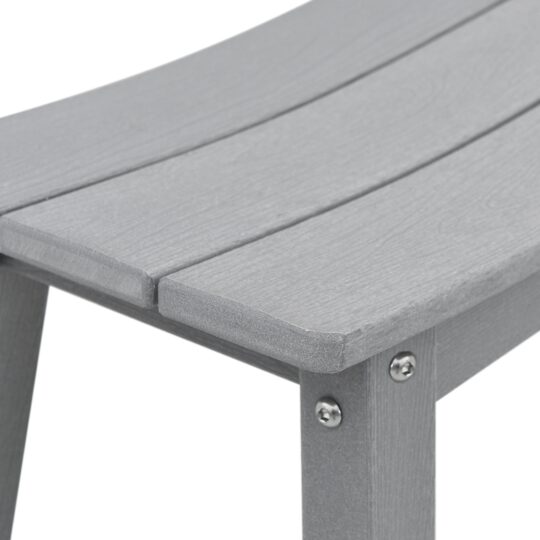 42006612 8 Scaun de bar 2 pcs Gri deschis 52 x 43 x 73.5cm HDPE 42006612 8