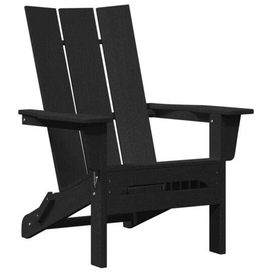 42006619 2 Scaun pliabil Adirondack Negru 74.5 x 80.5 x 90 cm HDPE 42006619 2