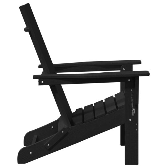 42006619 5 Scaun pliabil Adirondack Negru 74.5 x 80.5 x 90 cm HDPE 42006619 5