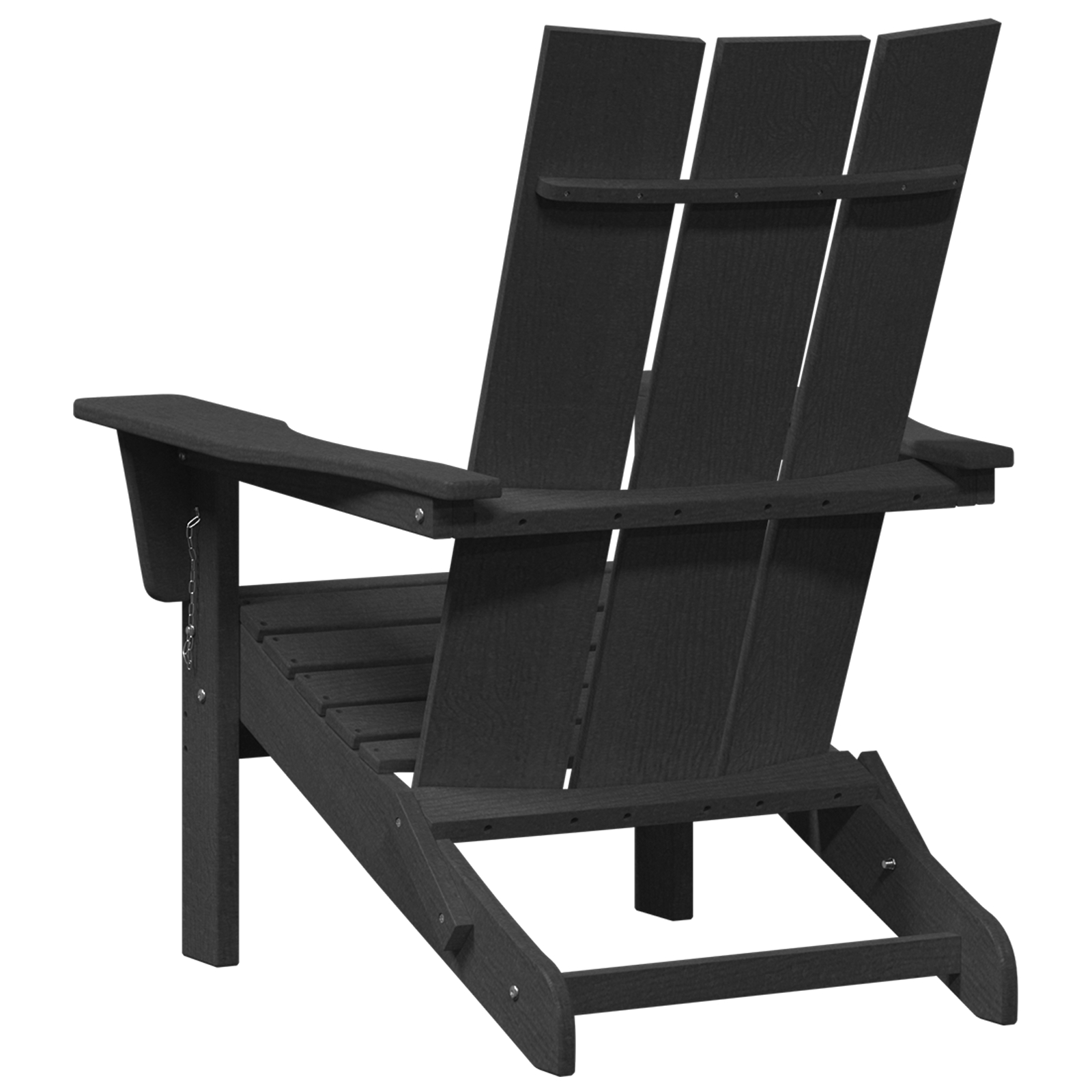 42006619 6 Scaun pliabil Adirondack Negru 74.5 x 80.5 x 90 cm HDPE Scaun pliabil Adirondack Negru 74.5 x 80.5 x 90 cm HDPE - imagine 6