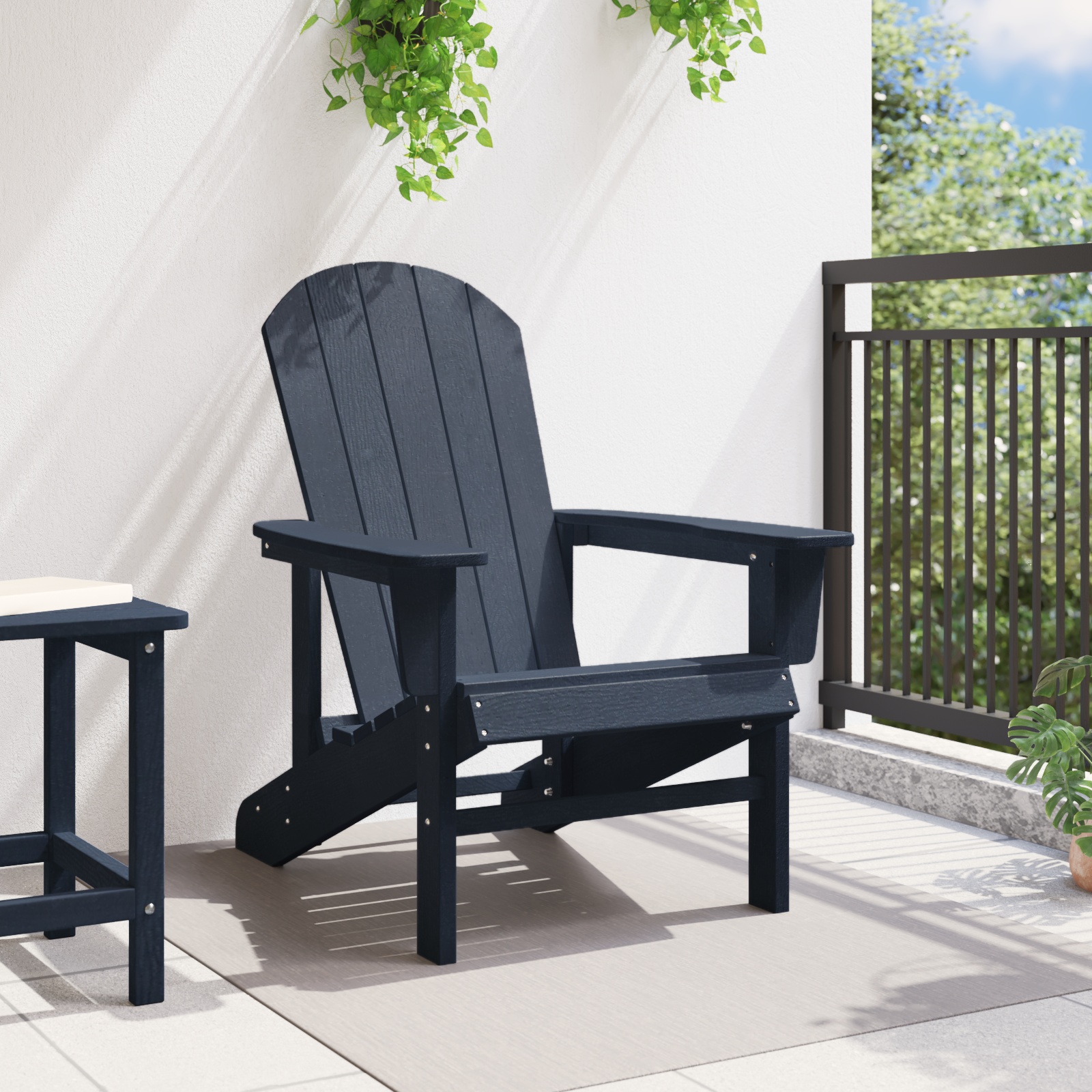 42006622 3 Scaun Adirondack Bleumarin 74 x 82 x 92cm HDPE Scaun Adirondack Bleumarin 74 x 82 x 92cm HDPE - imagine 3