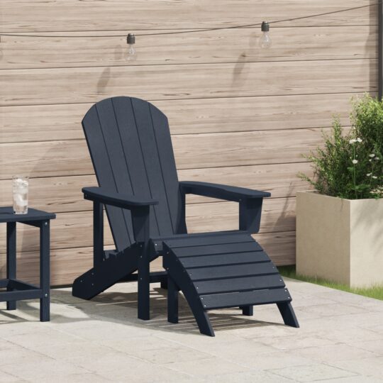 Scaun Adirondack Bleumarin 74 x 82 x 92cm HDPE