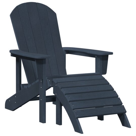 Alternative view of Scaun Adirondack Bleumarin 74 x 82 x 92cm HDPE