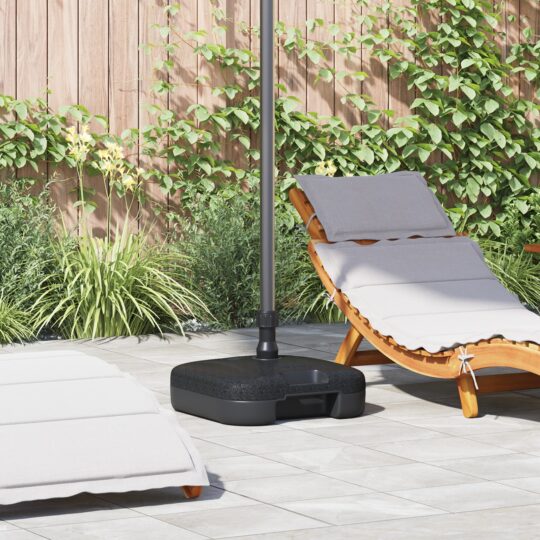 Bază pentru parasolar în aer liber Negru 45 x 45 x 29.5 cm