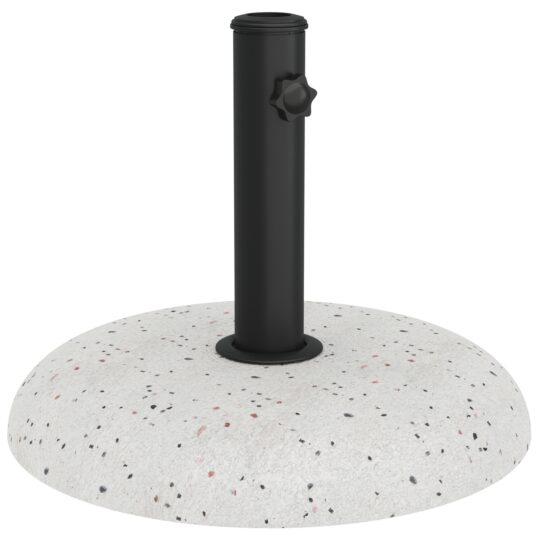 Alternative view of Bază pentru umbrelă Alb și negru 45 x 45 x 40 cm Beton și metal