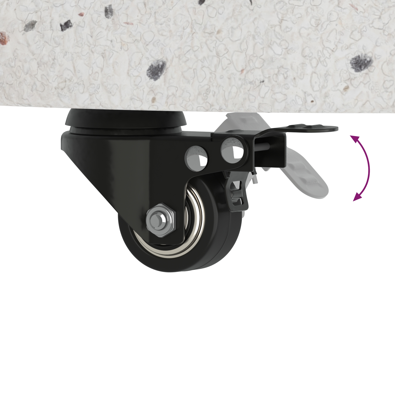 42007322 11 Bază pentru umbrelă Alb și negru 45 x 45 x 40 cm Beton și metal Bază pentru umbrelă Alb și negru 45 x 45 x 40 cm Beton și metal - imagine 11