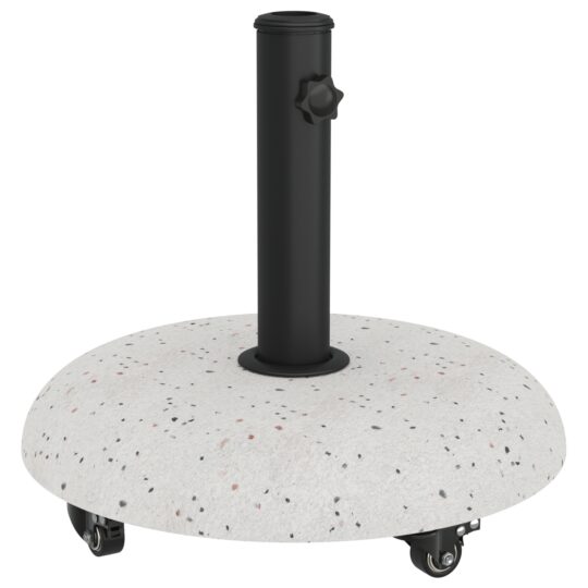 Alternative view of Bază pentru umbrelă Alb și negru 45 x 45 x 40 cm Beton și metal