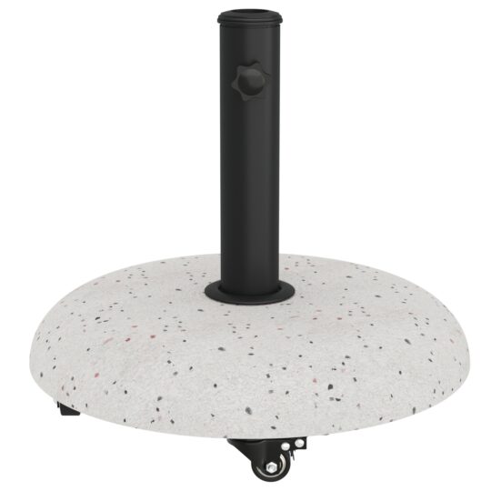 42007322 5 Bază pentru umbrelă Alb și negru 45 x 45 x 40 cm Beton și metal 42007322 5