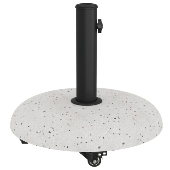 42007322 6 Bază pentru umbrelă Alb și negru 45 x 45 x 40 cm Beton și metal 42007322 6