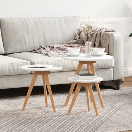 Masă de cafea Maro 50 x 50 x 46 cm Lemn masiv de nuc