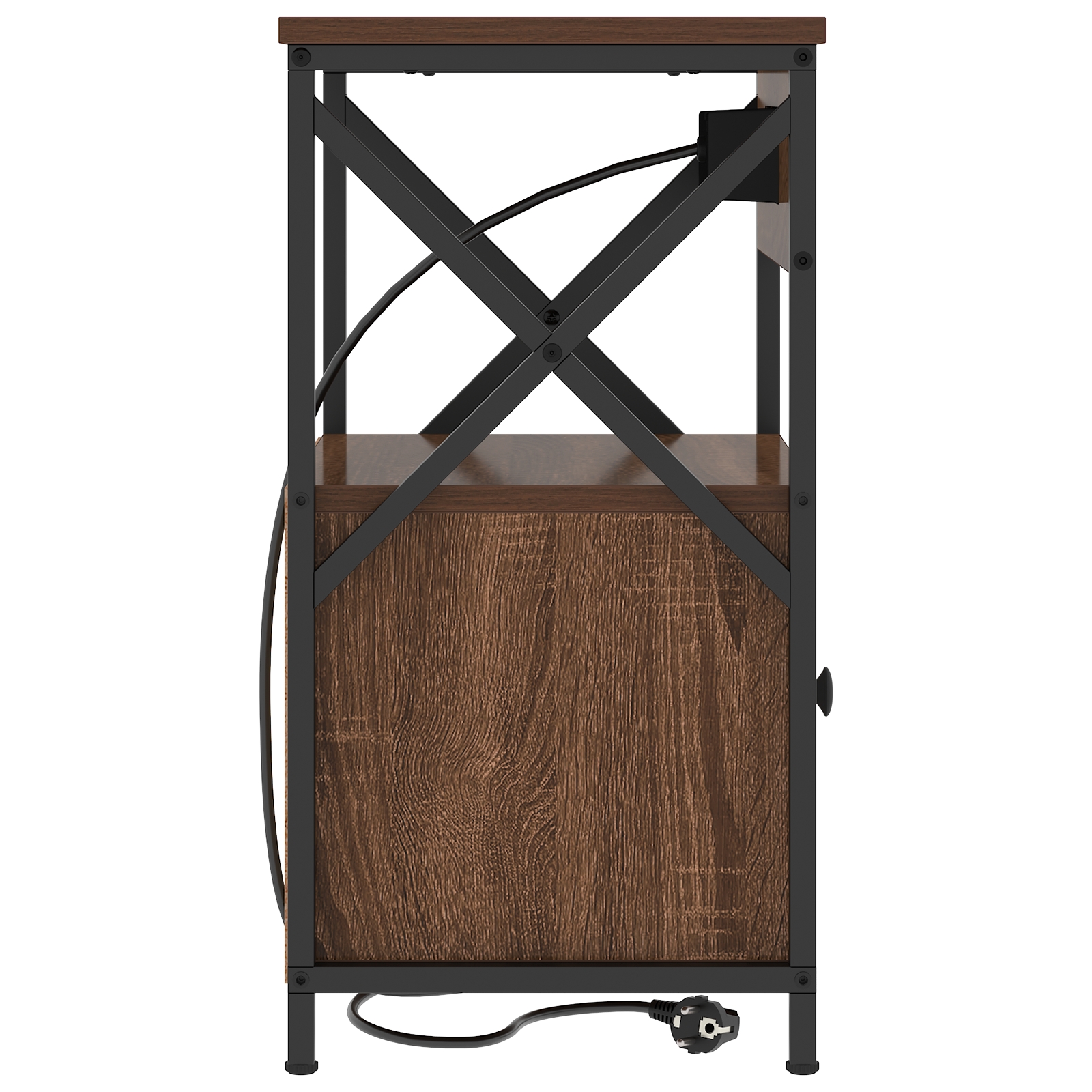 859499 8 Dulap de noapte 2 pcs Stejar brun 40 x 31 x 60 cm Lemn compozit Dulap de noapte 2 pcs Stejar brun 40 x 31 x 60 cm Lemn compozit - imagine 8