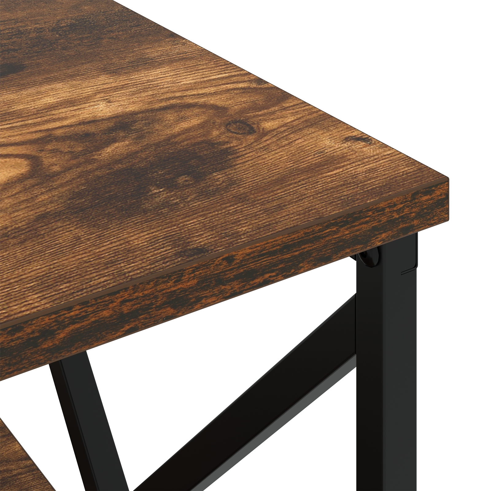 859555 11 Dulap de noapte Stejar afumat 41.5 x 40.5 x 55 cm Lemn compozit Dulap de noapte Stejar afumat 41.5 x 40.5 x 55 cm Lemn compozit - imagine 11