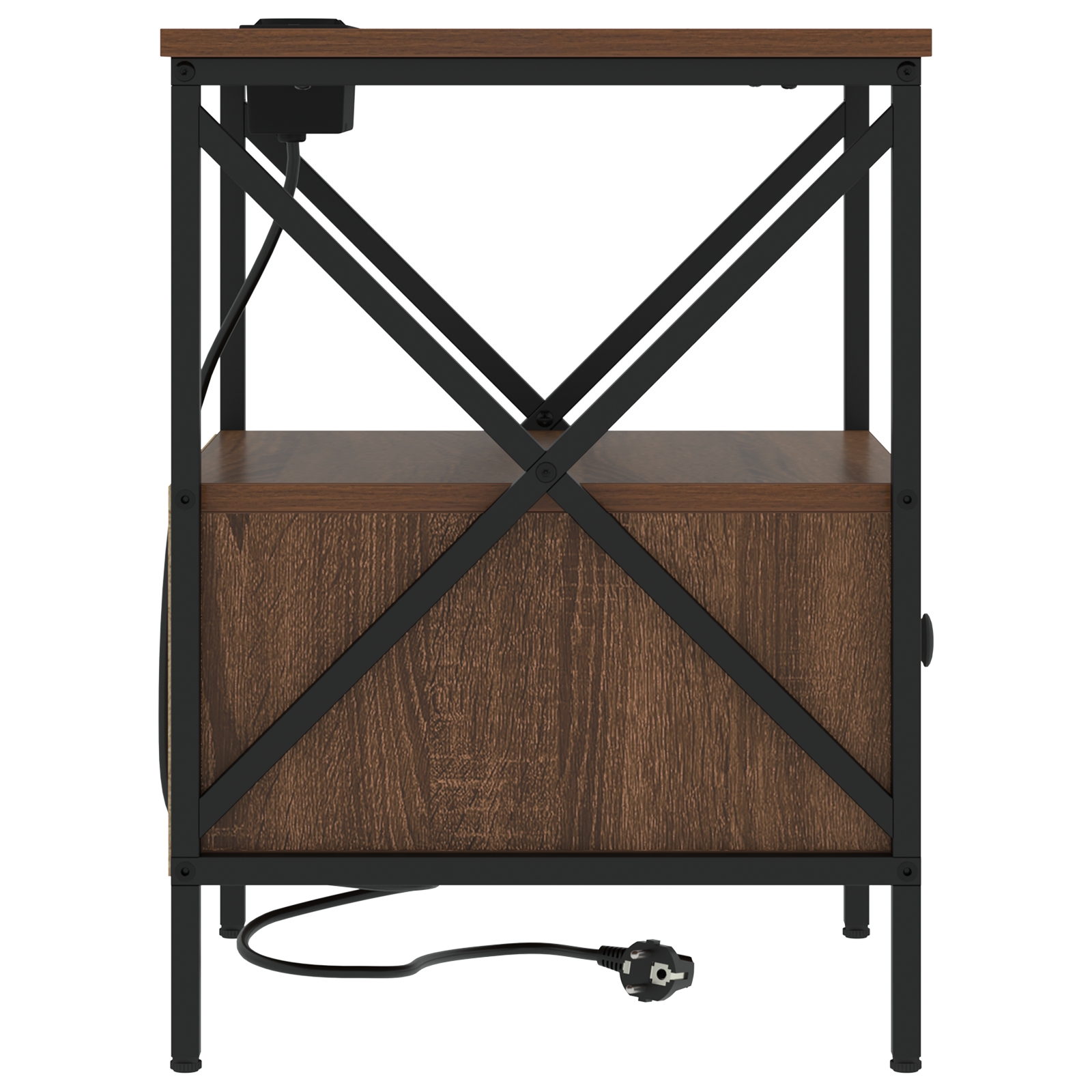 859559 8 Dulap de noapte Stejar brun 41.5 x 40.5 x 55 cm Lemn compozit Dulap de noapte Stejar brun 41.5 x 40.5 x 55 cm Lemn compozit - imagine 8