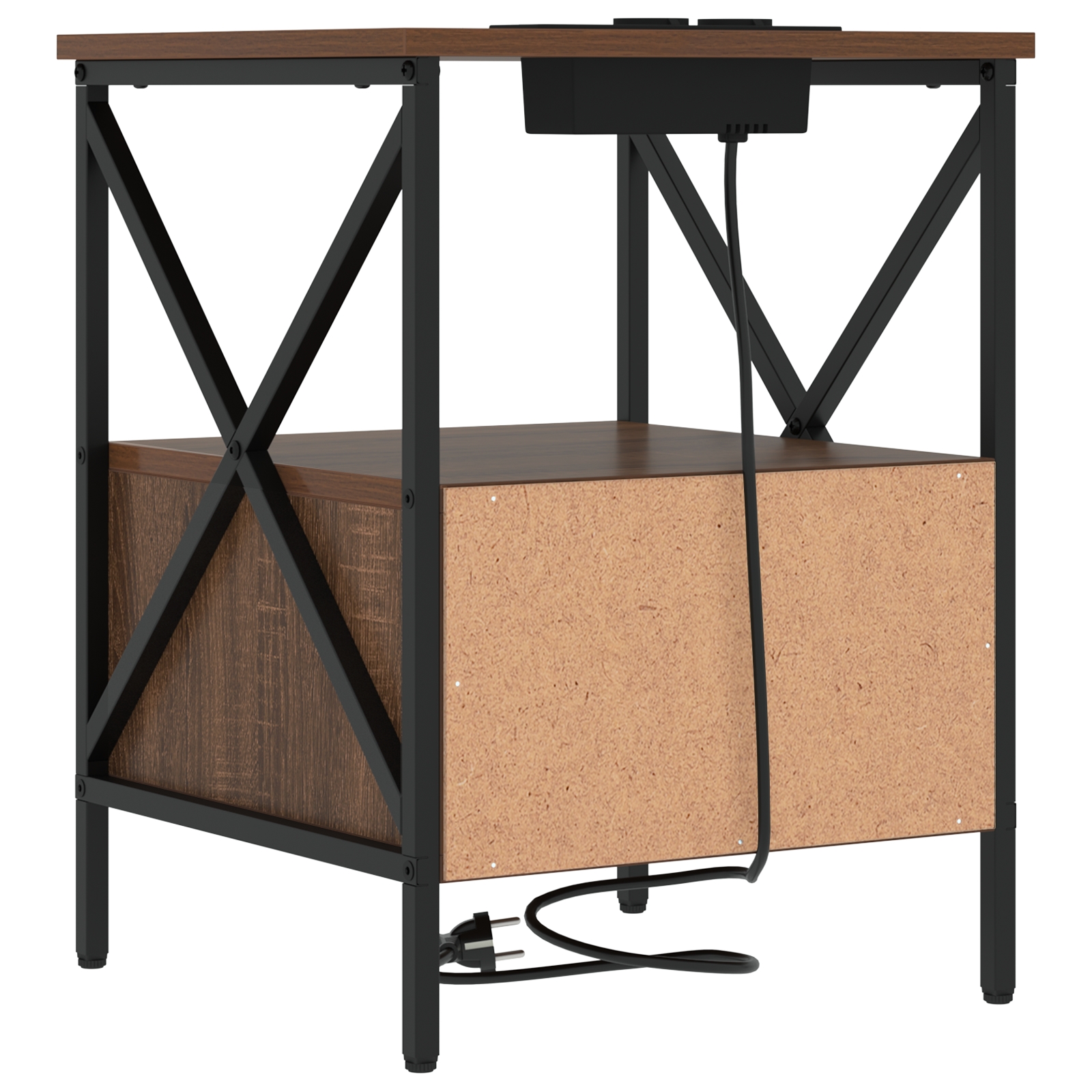 859559 9 Dulap de noapte Stejar brun 41.5 x 40.5 x 55 cm Lemn compozit Dulap de noapte Stejar brun 41.5 x 40.5 x 55 cm Lemn compozit - imagine 9