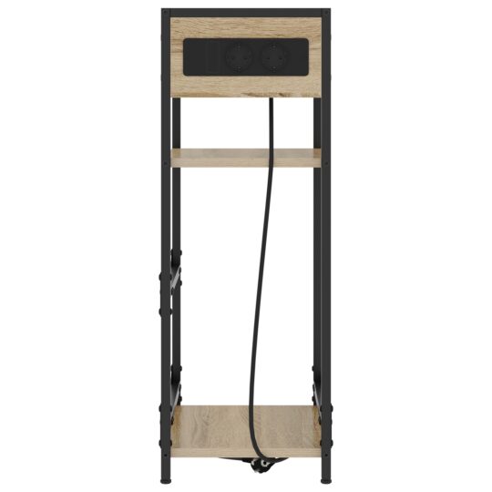 859571 6 Dulap de noapte Stejar sonoma 40 x 27 x 76 cm Lemn compozit 859571 6