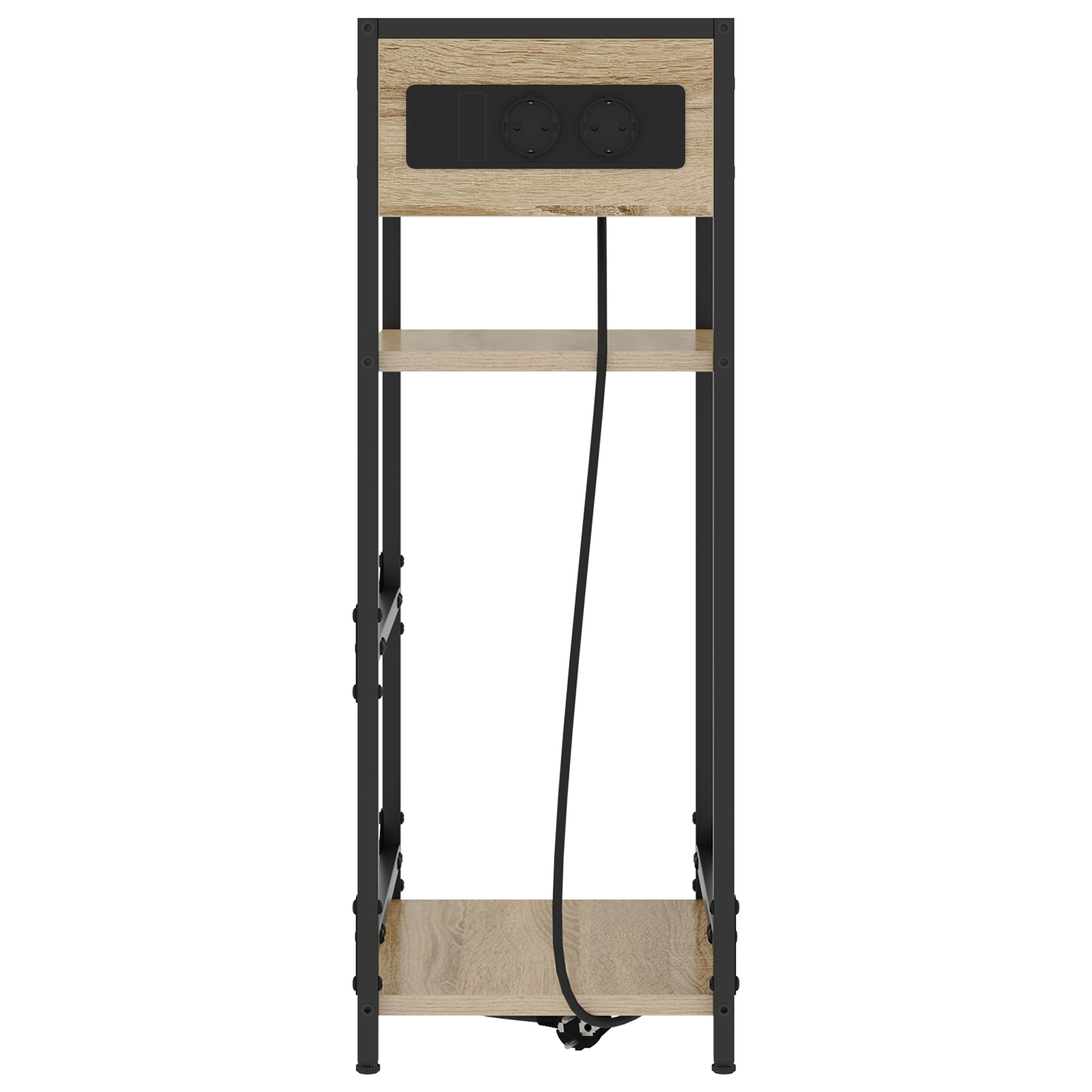 859571 6 Dulap de noapte Stejar sonoma 40 x 27 x 76 cm Lemn compozit Dulap de noapte Stejar sonoma 40 x 27 x 76 cm Lemn compozit - imagine 6