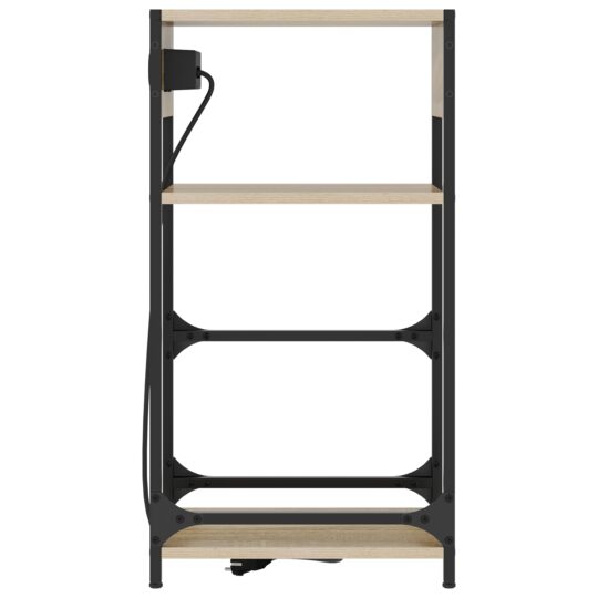 859571 7 Dulap de noapte Stejar sonoma 40 x 27 x 76 cm Lemn compozit 859571 7