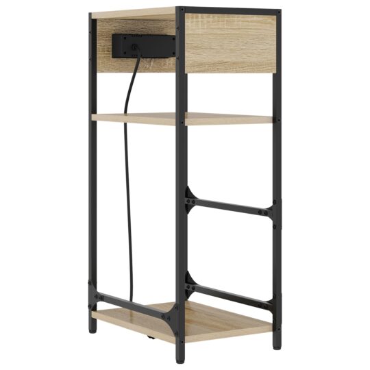 859571 8 Dulap de noapte Stejar sonoma 40 x 27 x 76 cm Lemn compozit 859571 8