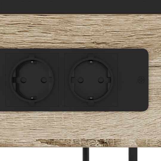 859571 9 Dulap de noapte Stejar sonoma 40 x 27 x 76 cm Lemn compozit 859571 9