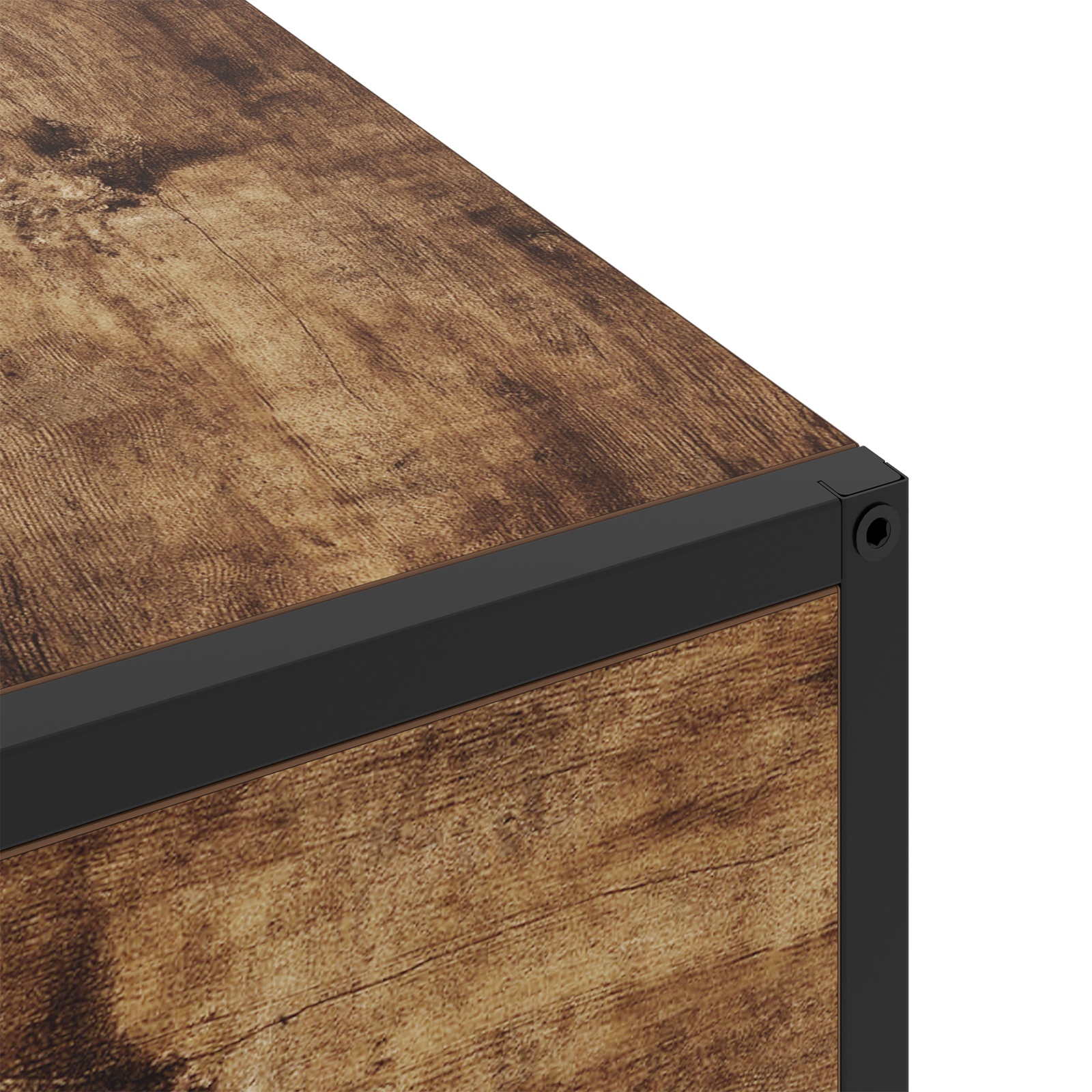 859572 10 Dulap de noapte Stejar afumat 40 x 27 x 76 cm Lemn compozit Dulap de noapte Stejar afumat 40 x 27 x 76 cm Lemn compozit - imagine 10