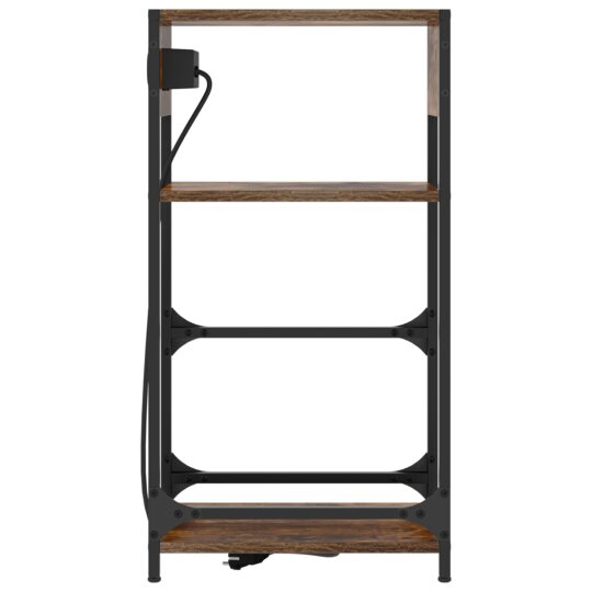 859572 7 Dulap de noapte Stejar afumat 40 x 27 x 76 cm Lemn compozit 859572 7