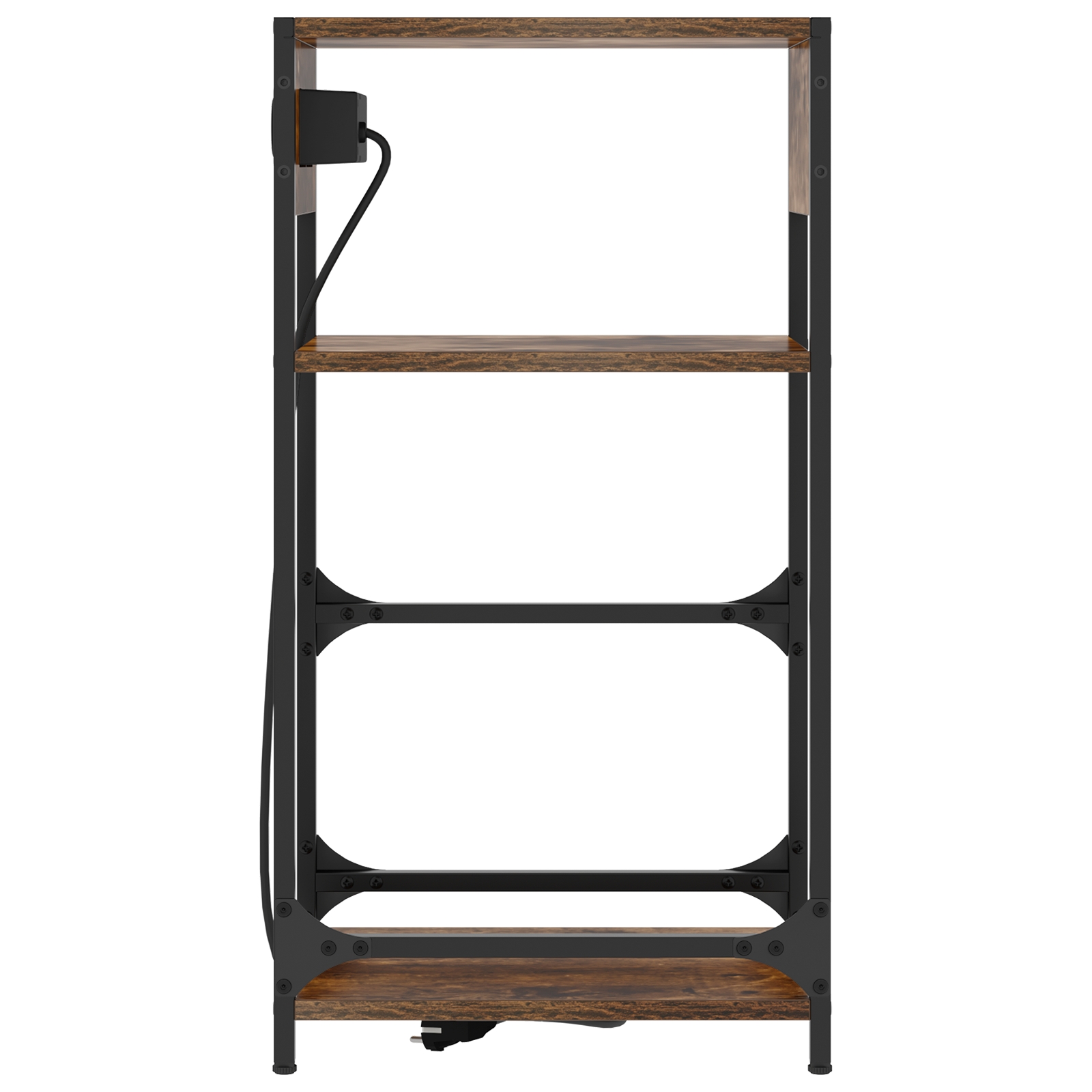 859572 7 Dulap de noapte Stejar afumat 40 x 27 x 76 cm Lemn compozit Dulap de noapte Stejar afumat 40 x 27 x 76 cm Lemn compozit - imagine 7