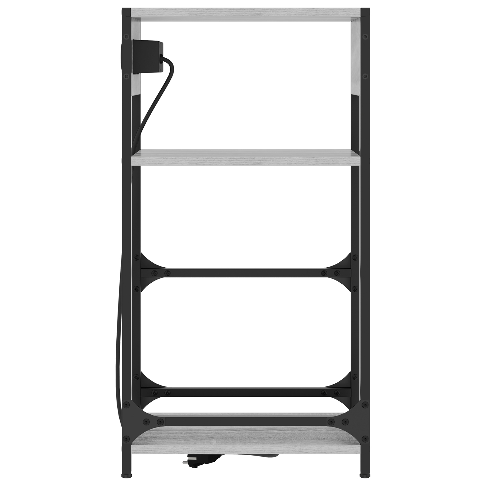 859573 7 Dulap de noapte sonoma gri 40 x 27 x 76 cm Lemn compozit Dulap de noapte sonoma gri 40 x 27 x 76 cm Lemn compozit - imagine 7