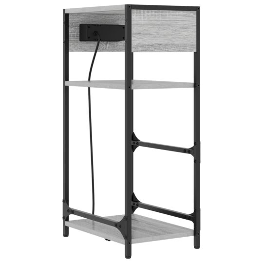 859573 8 Dulap de noapte sonoma gri 40 x 27 x 76 cm Lemn compozit 859573 8