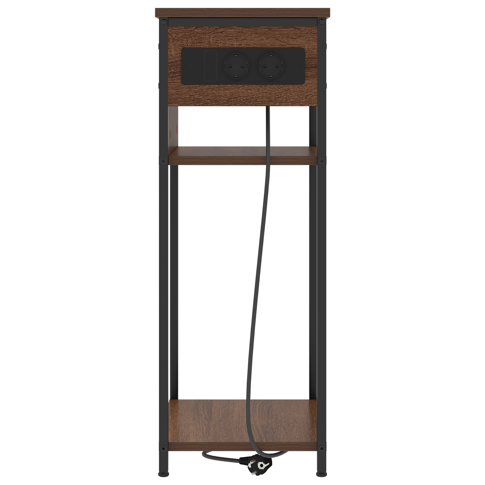 859579 6 Dulap de noapte Stejar brun 41 x 28 x 76 cm Lemn compozit Dulap de noapte Stejar brun 41 x 28 x 76 cm Lemn compozit - imagine 6