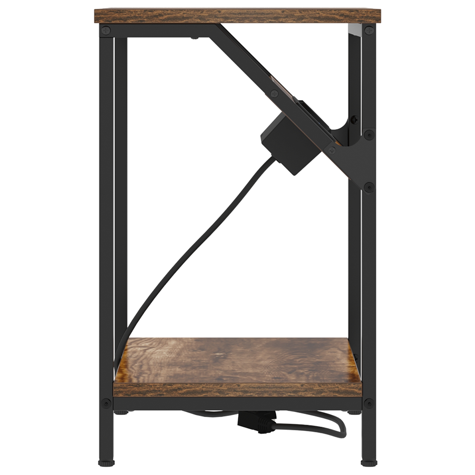 859585 7 Noptieră 2 pcs Stejar afumat 38 x 30 x 48 cm Lemn compozit Noptieră 2 pcs Stejar afumat 38 x 30 x 48 cm Lemn compozit - imagine 7