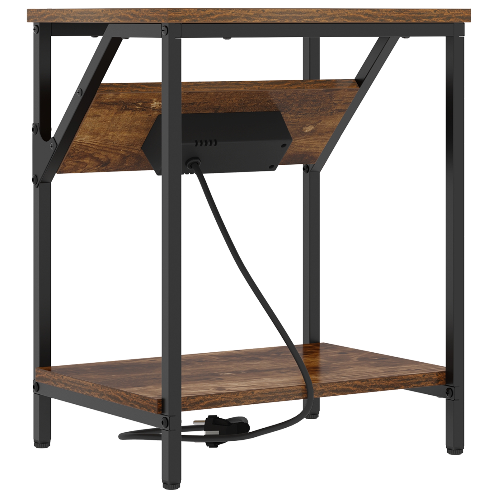 859585 8 Noptieră 2 pcs Stejar afumat 38 x 30 x 48 cm Lemn compozit Noptieră 2 pcs Stejar afumat 38 x 30 x 48 cm Lemn compozit - imagine 8