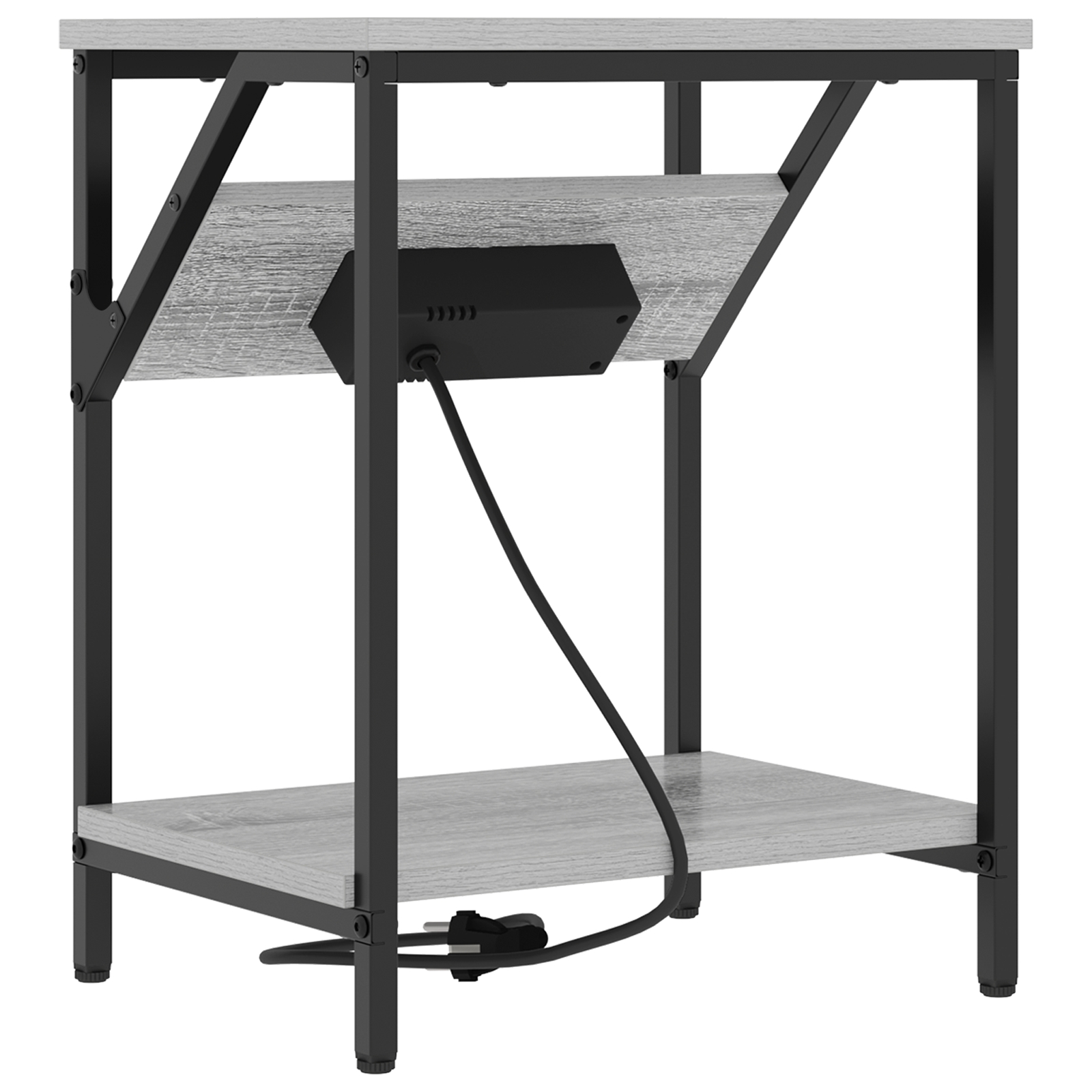 859587 8 Noptieră 2 pcs sonoma gri 38 x 30 x 48 cm Lemn compozit Noptieră 2 pcs sonoma gri 38 x 30 x 48 cm Lemn compozit - imagine 8