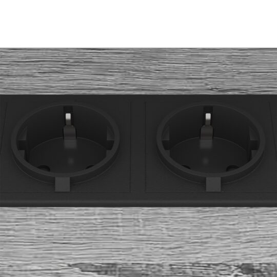 859587 9 Noptieră 2 pcs sonoma gri 38 x 30 x 48 cm Lemn compozit 859587 9