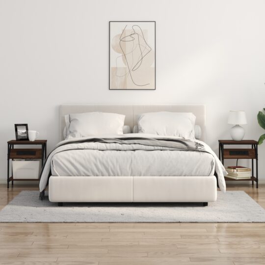 859588 4 Noptieră Stejar brun 38 x 30 x 48 cm Lemn compozit 859588 4