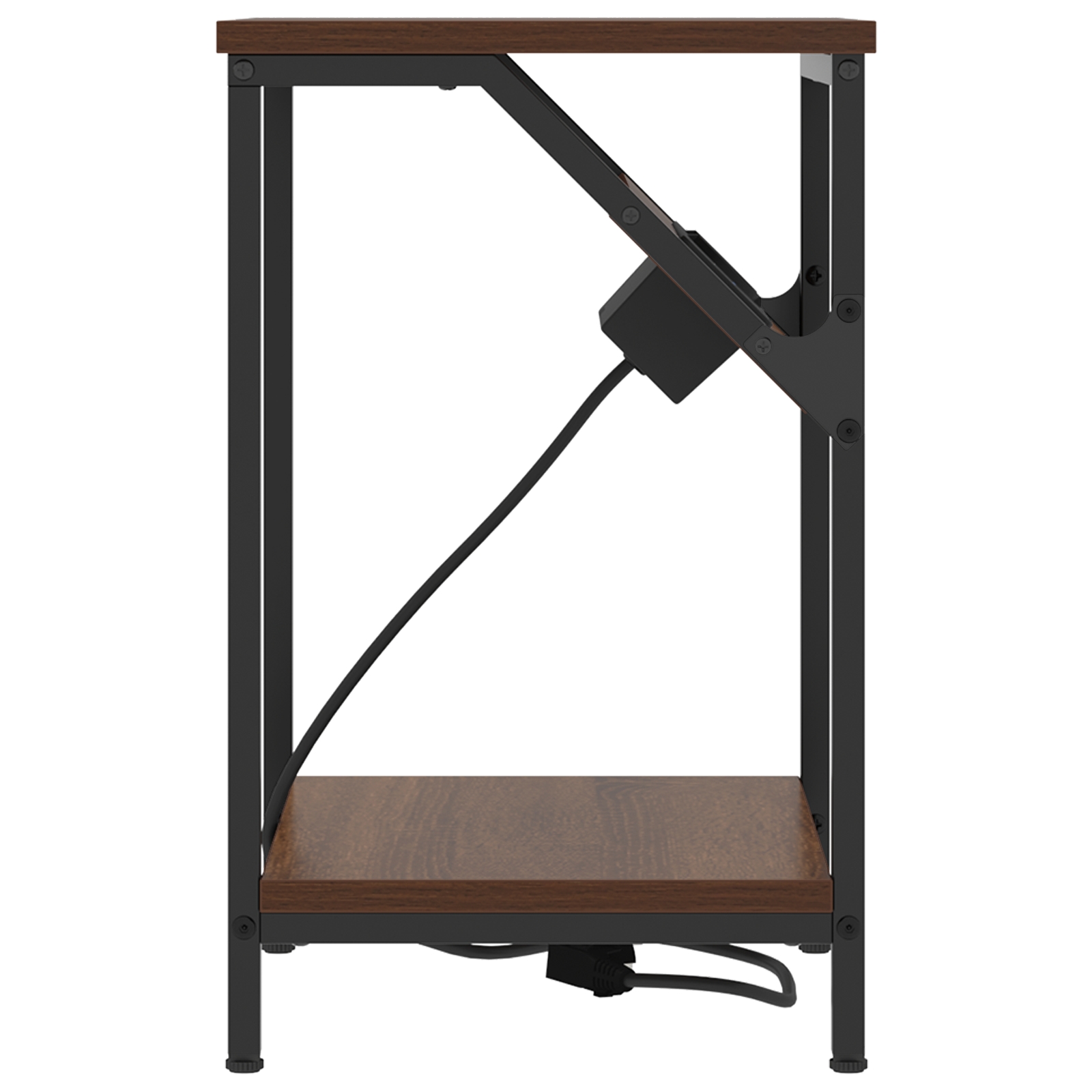 859589 7 Noptieră 2 pcs Stejar brun 38 x 30 x 48 cm Lemn compozit Noptieră 2 pcs Stejar brun 38 x 30 x 48 cm Lemn compozit - imagine 7