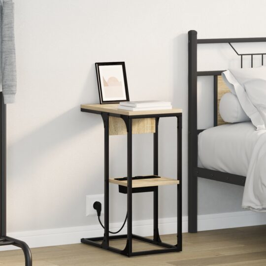 Noptieră Stejar sonoma 41.5 x 26 x 60.5 cm Lemn compozit