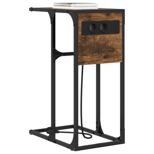 859602 3 Noptieră Stejar afumat Lemn compozit 859602 3