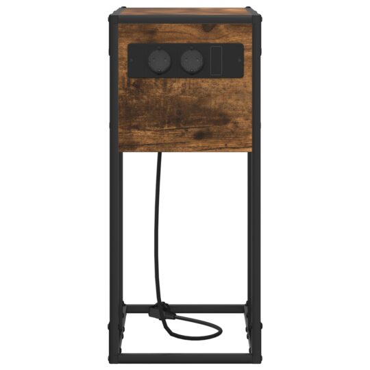 859602 6 Noptieră Stejar afumat Lemn compozit 859602 6