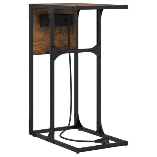 859602 8 Noptieră Stejar afumat Lemn compozit 859602 8