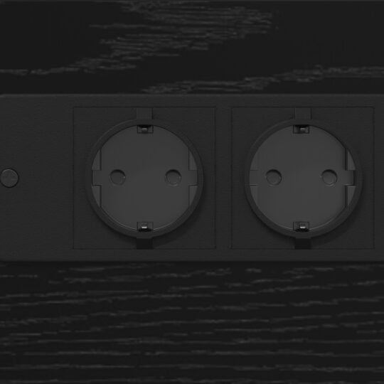 859605 10 Dulap de noapte Stejar negru 41.5 x 26 x 60.5 cm Lemn compozit 859605 10