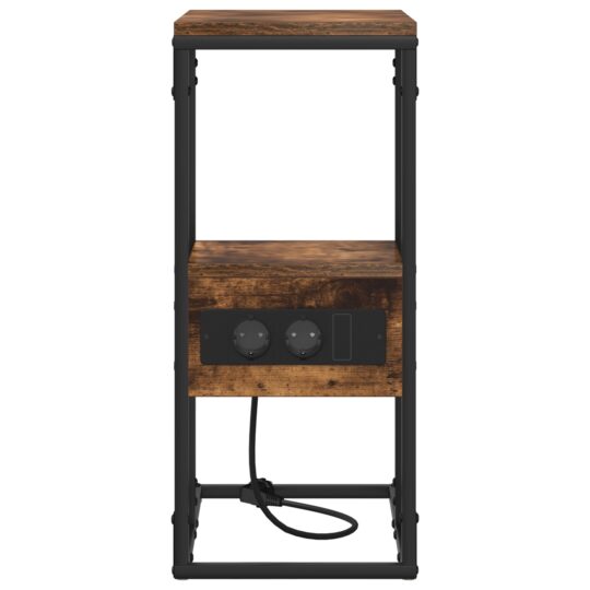 859607 6 Dulap de noapte Stejar afumat 41.5 x 26 x 60.5 cm Lemn compozit 859607 6