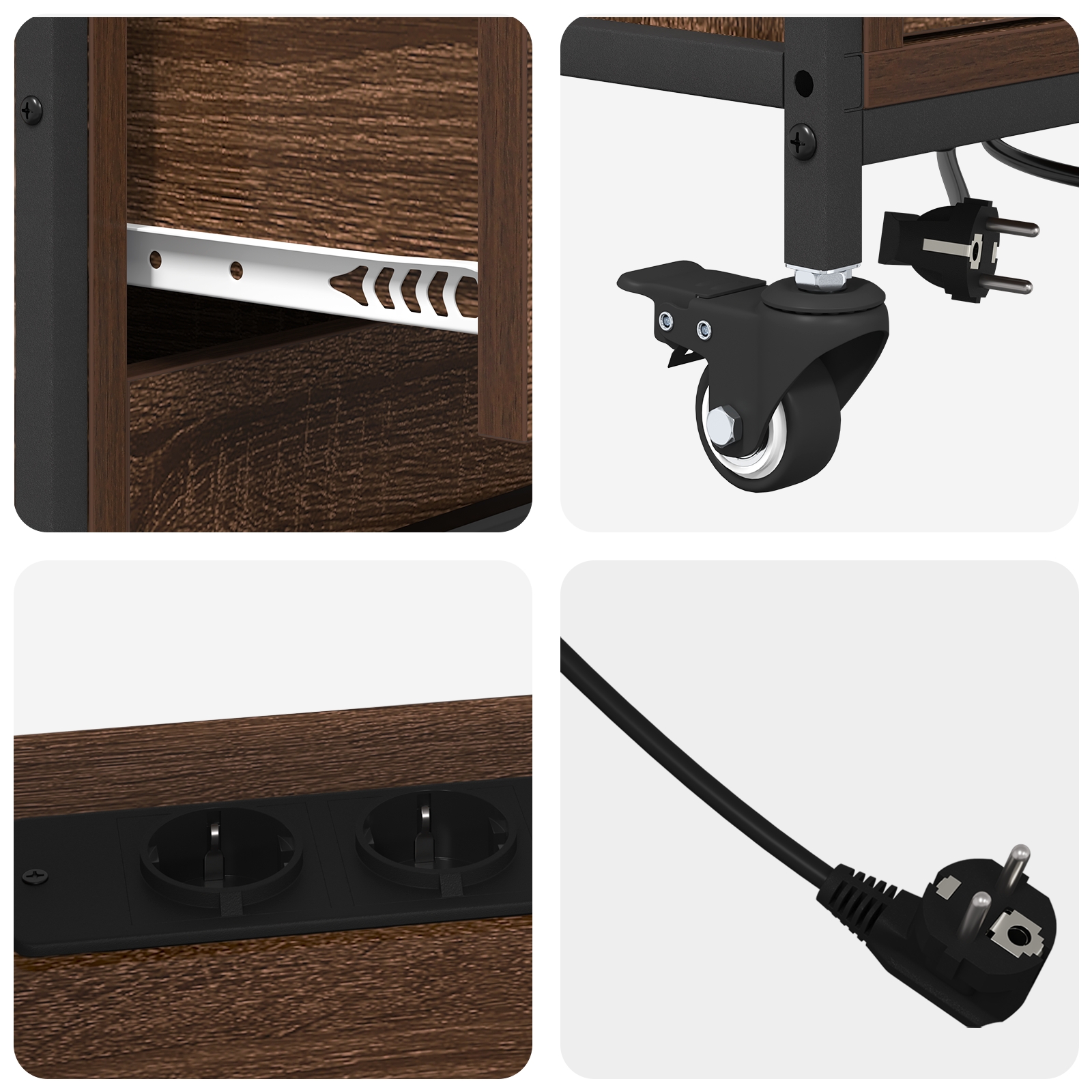 859839 8 Dulap de birou Stejar brun 76 x 41 x 72 cm Lemn compozit Dulap de birou Stejar brun 76 x 41 x 72 cm Lemn compozit - imagine 8