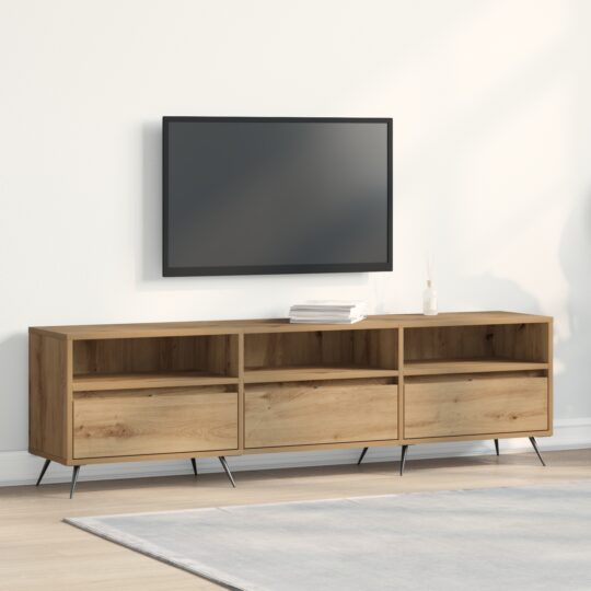 Cabinet TV stejar artizanal 150 x 30 x 44.5 cm Lemn compozit