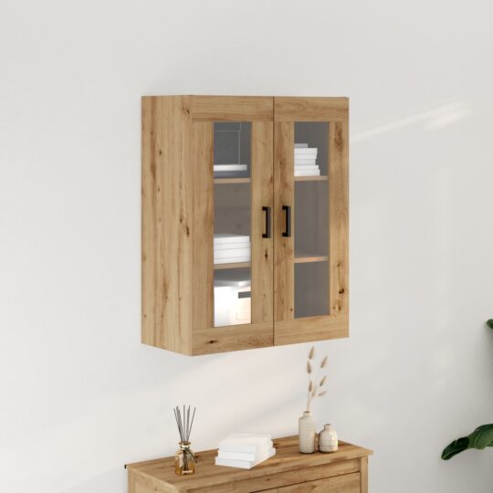 Cabinet suspendat Pe perete stejar artizanal 69.5 x 34 x 90 cm